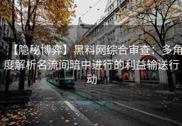 【隐秘博弈】黑料网综合审查：多角度解析名流间暗中进行的利益输送行动