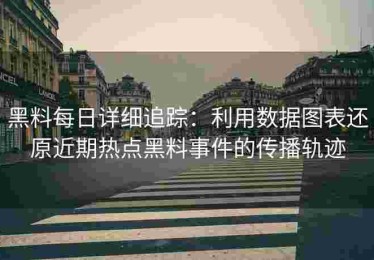 黑料每日详细追踪：利用数据图表还原近期热点黑料事件的传播轨迹